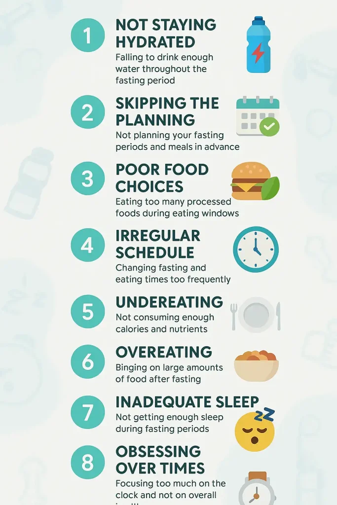 common intermittent fasting errors