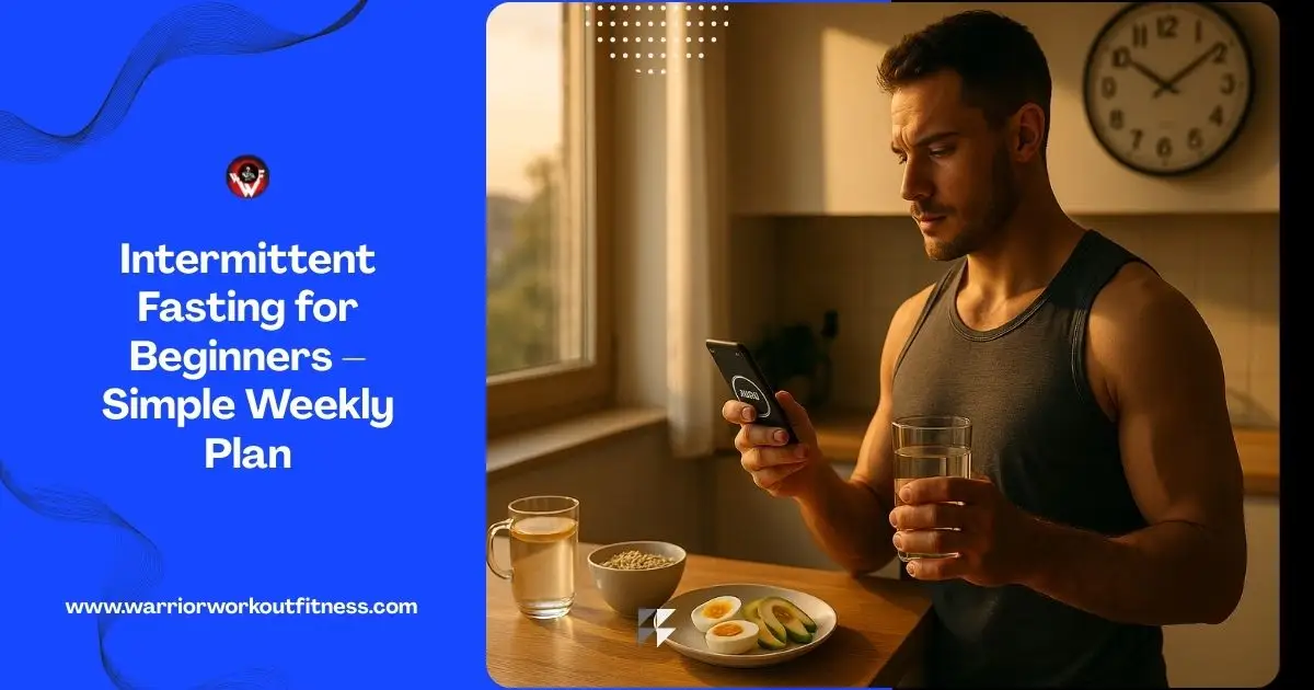 Starting the day with mindful habits during a beginner-friendly intermittent fasting routine.